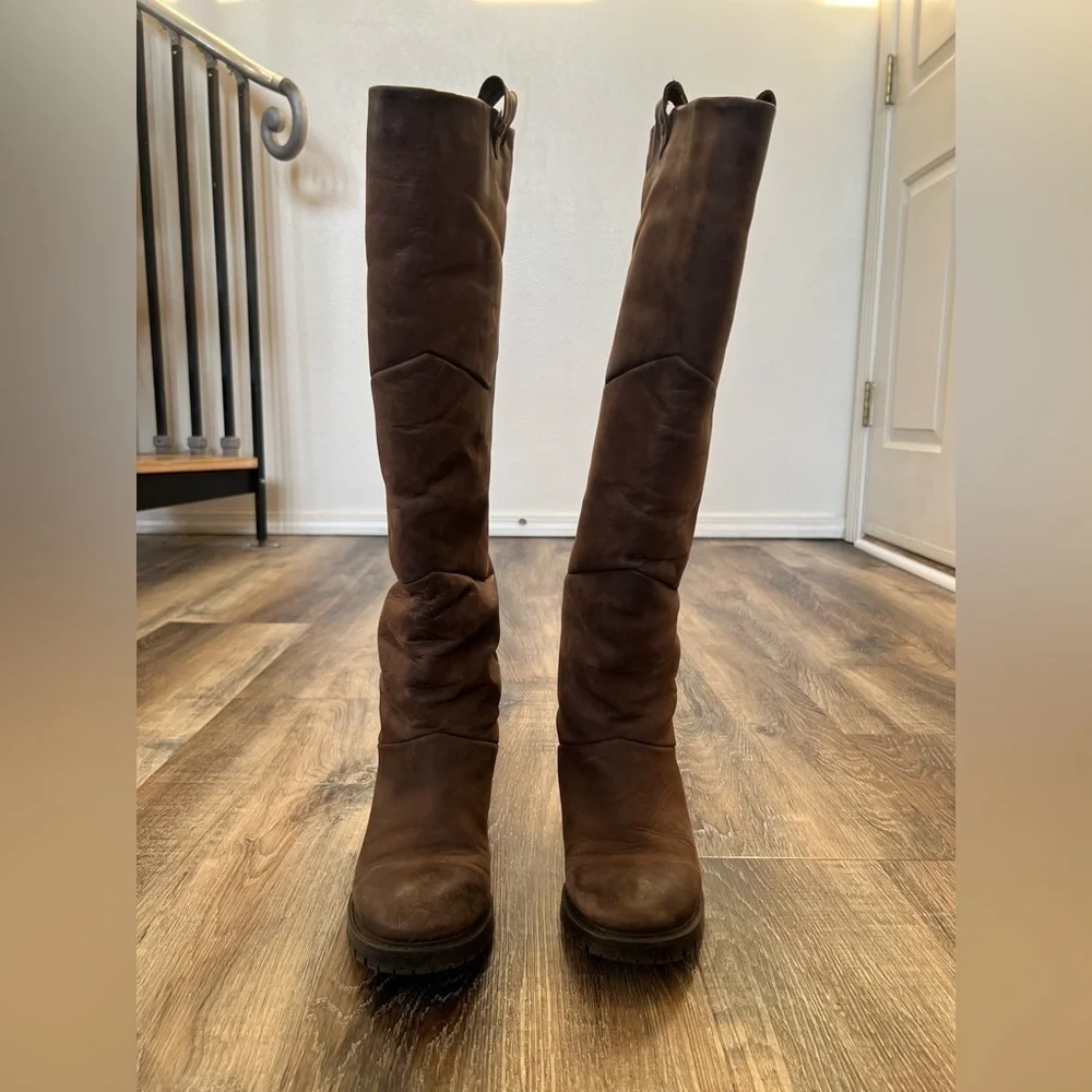 Ross & Snow Women’s Elena Shearling Waterproof Over the Knee Boots